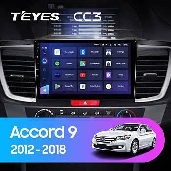 Автомагнитола Teyes CC3 4/32Gb Honda Accord 9 CR