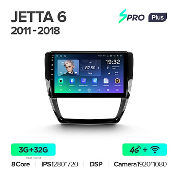Автомагнитола Teyes SPRO Plus 4/32Gb Volkswagen Jetta 6