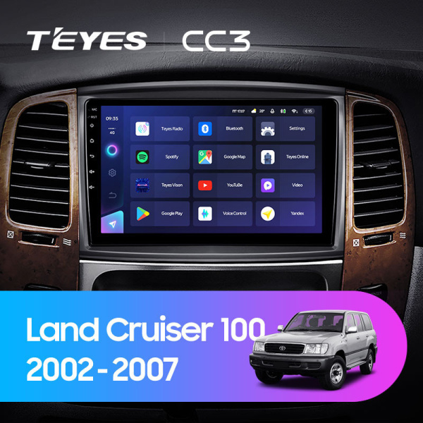 Автомагнитола Teyes CC3 4/32Gb Toyota Land Cruiser LC 100 Тип-B Автомагнитола Teyes CC3 4/32Gb Toyota Land Cruiser LC 100 Тип-B