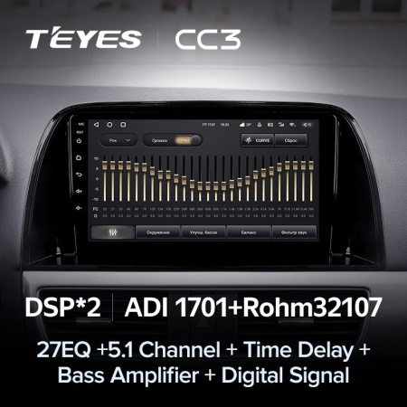 Автомагнитола Teyes CC3 4/32Gb Mazda CX-5 Тип-A