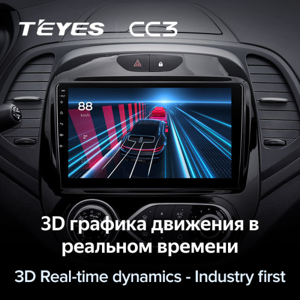 Автомагнитола Teyes CC3 4/32Gb Renault Kaptur F2