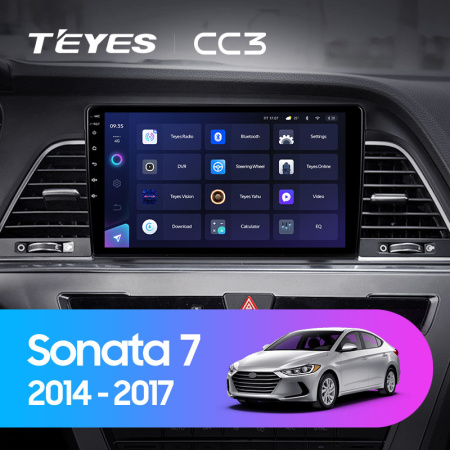 Автомагнитола Teyes CC3 4/32Gb Hyundai Sonata 7 LF Тип-B