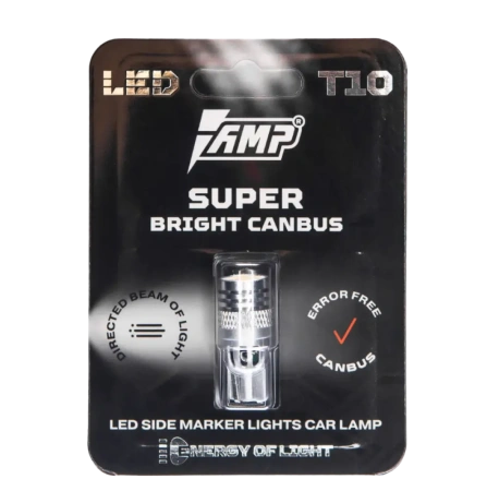 Светодиод габаритный AMP SuperBright T10 CANBUS