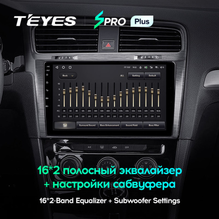 Автомагнитола Teyes SPRO Plus 4/32Gb Volkswagen Golf 7 Тип-A