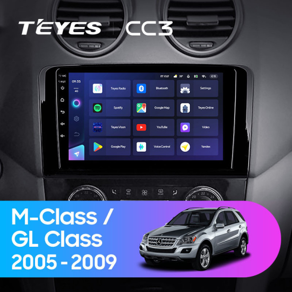 Автомагнитола Teyes CC3 4/32Gb Mercedes Benz ML-Class (W164) Автомагнитола Teyes CC3 4/32Gb Mercedes Benz ML-Class (W164)