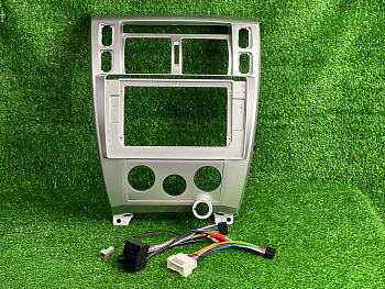 Комплект для Android магнитолы на Hyundai Tucson 2004-2009 (Серебристый) Тип-A