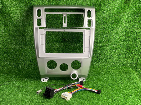 Комплект для Android магнитолы на Hyundai Tucson 2004-2009 (Серебристый) Тип-A