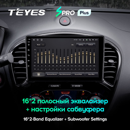 Автомагнитола Teyes SPRO Plus 4/32Gb Nissan Juke