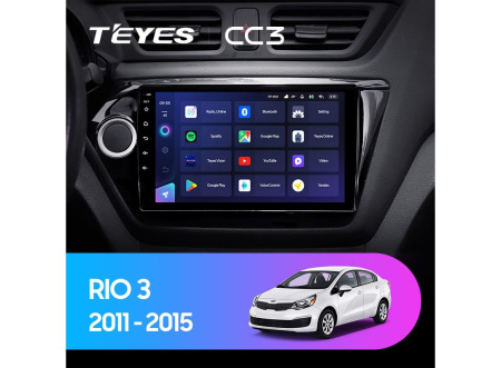 Автомагнитола Teyes CC3 4/32Gb Kia Rio 3