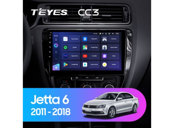 Автомагнитола Teyes CC3 4/32Gb Volkswagen Jetta 6 Автомагнитола Teyes CC3 4/32Gb Volkswagen Jetta 6