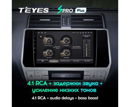 Автомагнитола Teyes SPRO Plus 4/32Gb Toyota Land Cruiser Prado 2017-2018