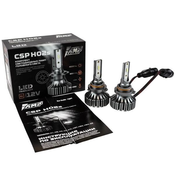 Светодиод головного света AMP CSP H02S HB4