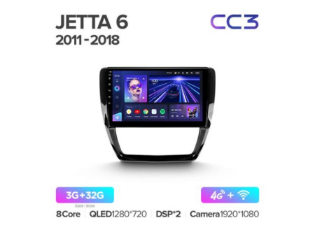 Автомагнитола Teyes CC3 4/32Gb Volkswagen Jetta 6