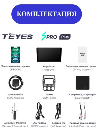 Автомагнитола Teyes SPRO Plus 4/32Gb Lada Niva Legend