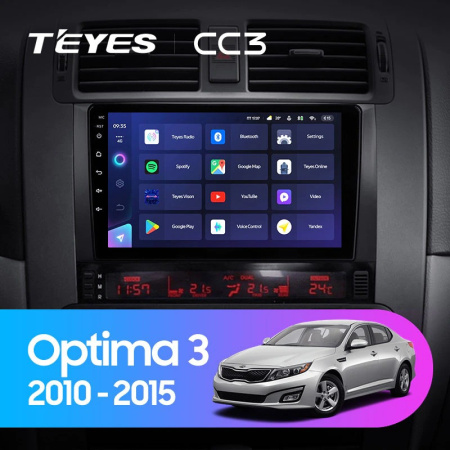 Автомагнитола Teyes CC3 4/32Gb Kia Optima 3 TF