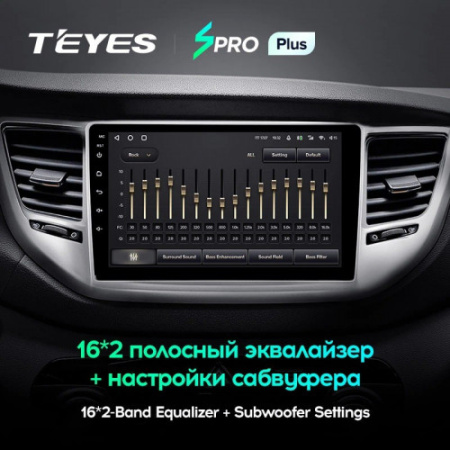Автомагнитола Teyes SPRO Plus 4/32Gb Hyundai Tucson 3 Тип-A