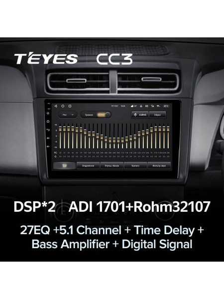 Автомагнитола Teyes CC3 4/32Gb Hyundai Creta / IX25 Тип-A Автомагнитола Teyes CC3 4/32Gb Hyundai Creta / IX25 Тип-A