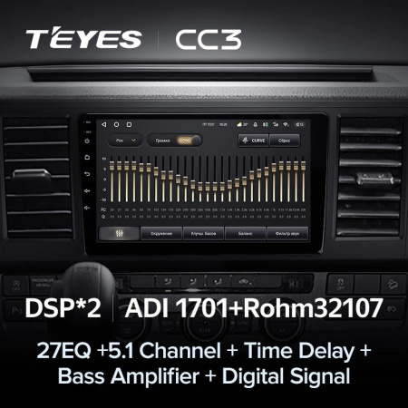 Автомагнитола Teyes CC3 4/32Gb Volkswagen Caravelle T6 (2015-2020)
