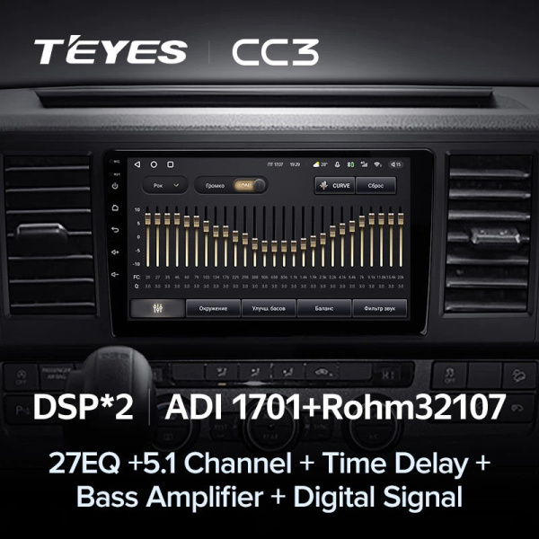 Автомагнитола Teyes CC3 4/32Gb Volkswagen Caravelle T6 (2015-2020)