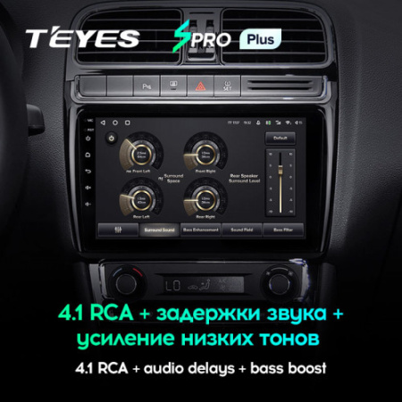 Автомагнитола Teyes SPRO Plus 4/32Gb Volkswagen Polo 5