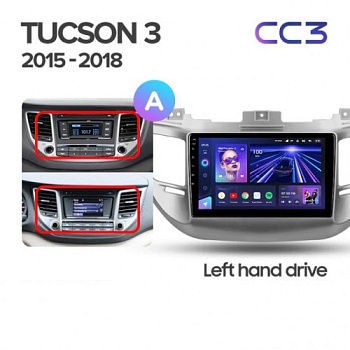 Автомагнитола Teyes CC3 4/32Gb Hyundai Tucson 3 Тип-A Левый руль