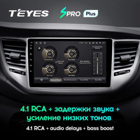 Автомагнитола Teyes SPRO Plus 4/32Gb Hyundai Tucson 3 Тип-A