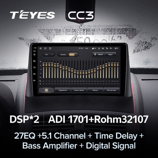 Автомагнитола Teyes CC3 4/32Gb Renault Megane 2 Автомагнитола Teyes CC3 4/32Gb Renault Megane 2