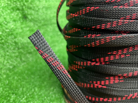 Кабельная оплётка 0Ga (Чёрно-красная)