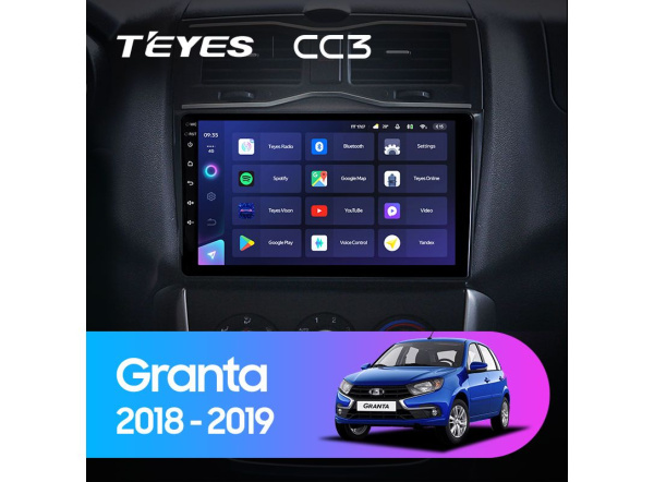 Автомагнитола Teyes CC3 4/32Gb Lada Granta Cross