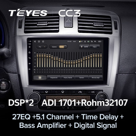 Автомагнитола Teyes CC3 4/32Gb Toyota Avensis 3 F1