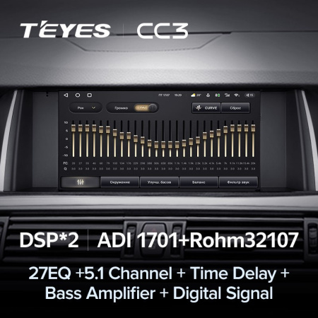 Автомагнитола Teyes CC3 4/32Gb BMW 5-Series F10 F11 NBT