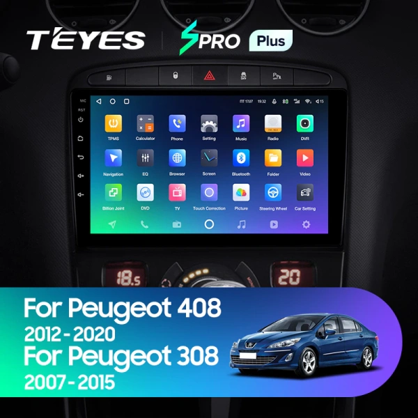 Автомагнитола Teyes SPRO Plus 4/32Gb Peugeot 408 / 308 Автомагнитола Teyes SPRO Plus 4/32Gb Peugeot 408 / 308