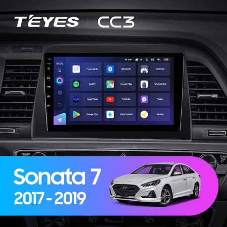 Автомагнитола Teyes CC3 4/32Gb Hyundai Sonata 7