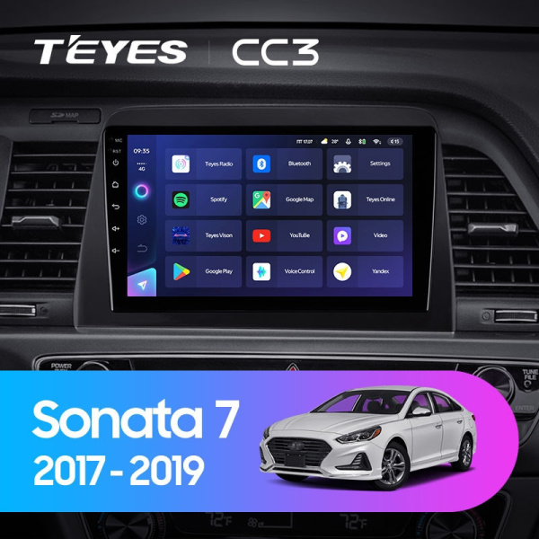 Автомагнитола Teyes CC3 4/32Gb Hyundai Sonata 7 Автомагнитола Teyes CC3 4/32Gb Hyundai Sonata 7