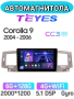 Автомагнитола Teyes CC3 2K 6/128Gb Toyota Corolla 9