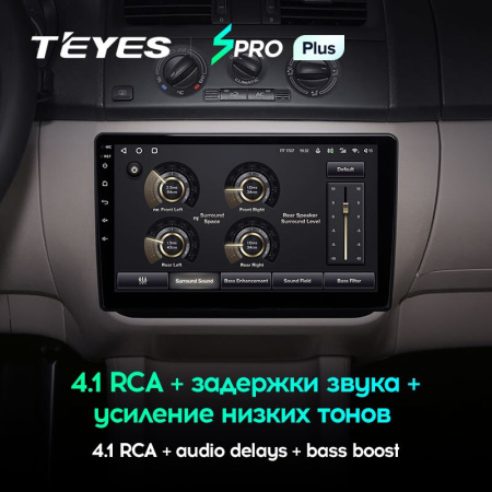 Автомагнитола Teyes SPRO Plus 4/32Gb Skoda Fabia 2