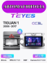 Автомагнитола Teyes CC3L 4/32Gb Volkswagen Tiguan 1 Тип-B Серая