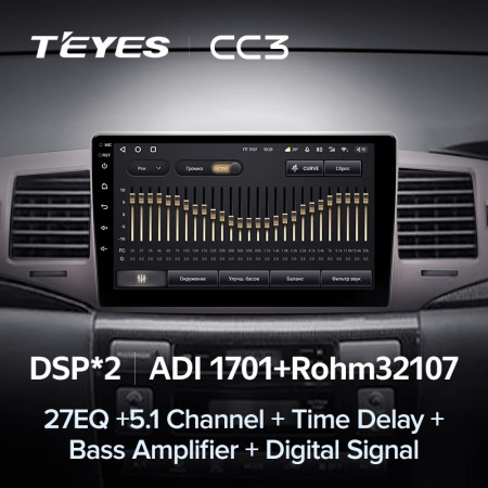 Автомагнитола Teyes CC3 4/32Gb Toyota Corolla 9