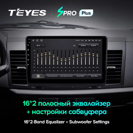 Автомагнитола Teyes SPRO Plus 4/32Gb Mitsubishi Lancer Тип-A