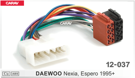 CARAV 12-037 (ISO-переходник для а/м DAEWOO Nexia, Espero