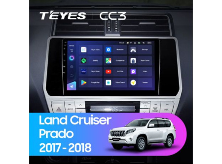 Автомагнитола Teyes CC3 4/32Gb Toyota Land Cruiser Prado