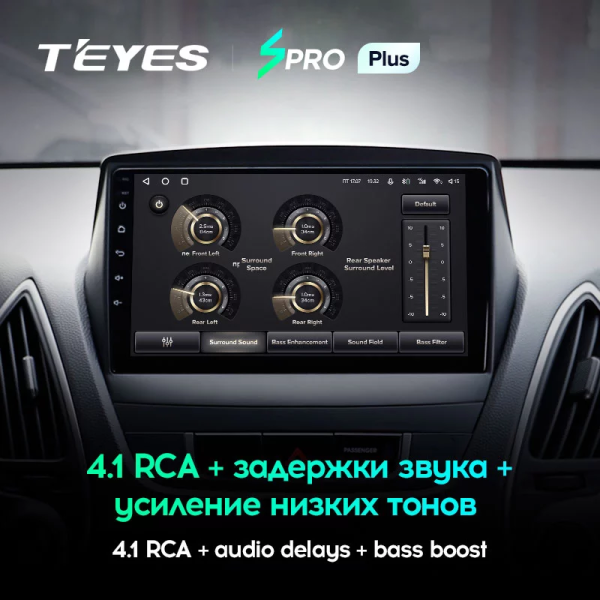 Автомагнитола Teyes SPRO Plus 4/32Gb Ford Focus 3 С доп. кнопками Автомагнитола Teyes SPRO Plus 4/32Gb Ford Focus 3 С доп. кнопками
