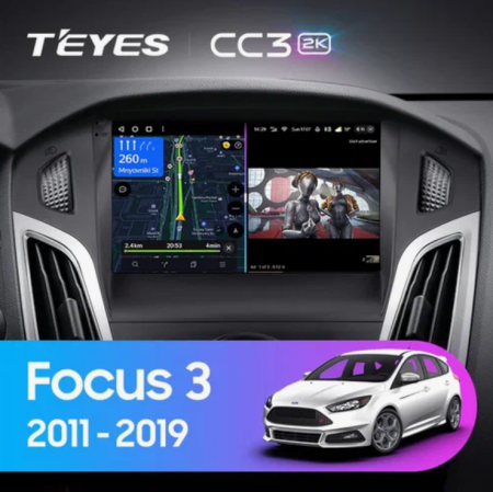 Автомагнитола Teyes CC3 2K 4/32Gb Ford Focus 3
