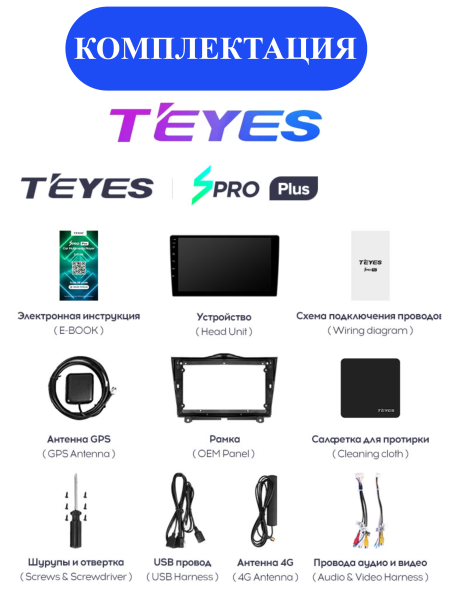 Автомагнитола Teyes SPRO Plus 4/32Gb Lada Granta Автомагнитола Teyes SPRO Plus 4/32Gb Lada Granta