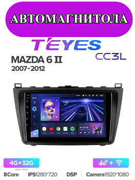 Автомагнитола Teyes CC3L 4/32Gb Mazda 6 GH