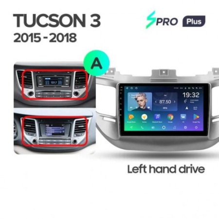 Автомагнитола Teyes SPRO Plus 4/32Gb Hyundai Tucson 3 Тип-A