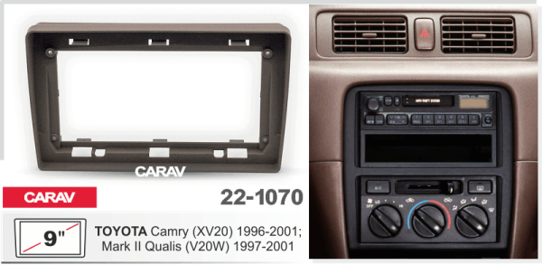CARAV 22-1070 | 9" переходная рамка Toyota Camry 1996-2002