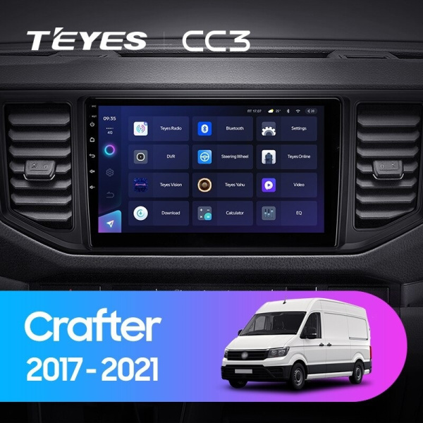 Автомагнитола Teyes CC3 4/32Gb Volkswagen Crafter (2017-2021) Автомагнитола Teyes CC3 4/32Gb Volkswagen Crafter (2017-2021)