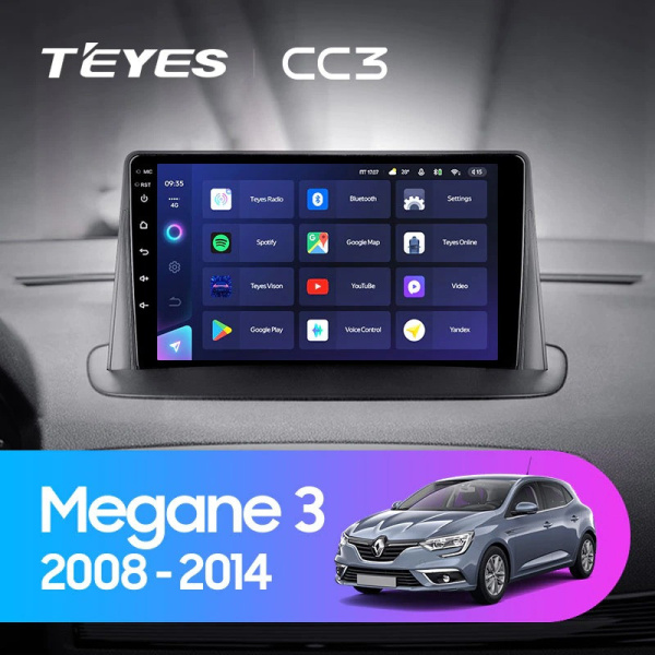 Автомагнитола Teyes CC3 4/32Gb Renault Megane 3 Автомагнитола Teyes CC3 4/32Gb Renault Megane 3