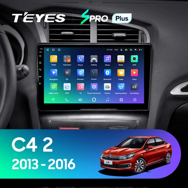 Автомагнитола Teyes SPRO Plus 4/32Gb Citroen C4 2